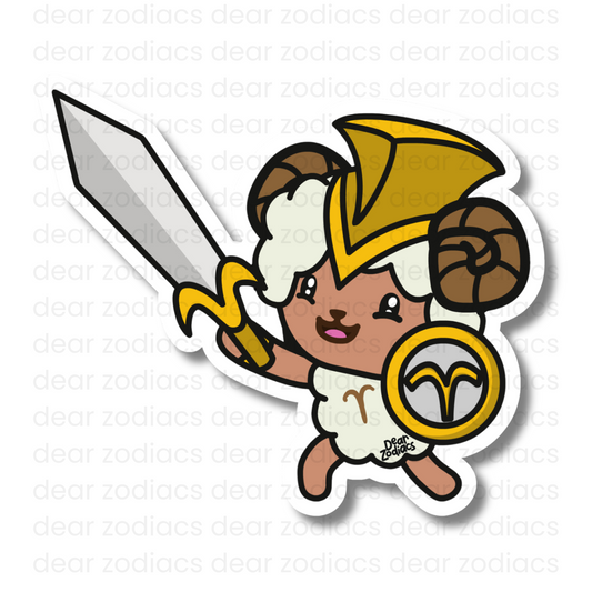 Superheroes Vinyl Sticker - Aries