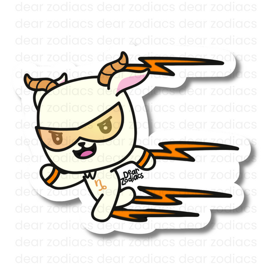 Superheroes Vinyl Sticker - Capricorn