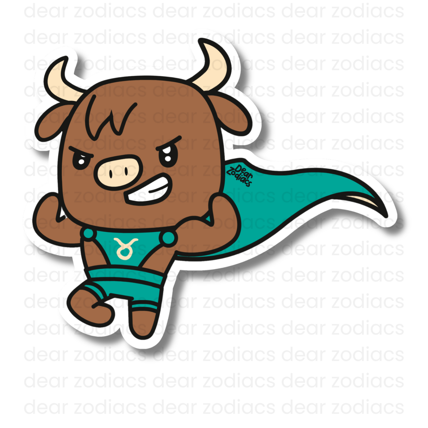 Superheroes Vinyl Sticker - Taurus